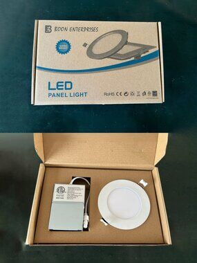 Brand New 4 inch / 12cm LED Round  Panel Light | Warm White | 9W